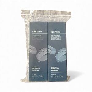 Moreno Black Clay Hair Removal Cream Unopened 2 Pack